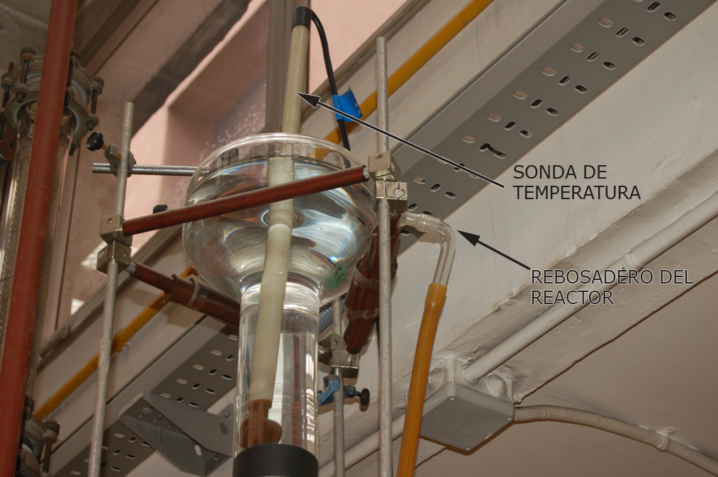 Detalle reactor tubular