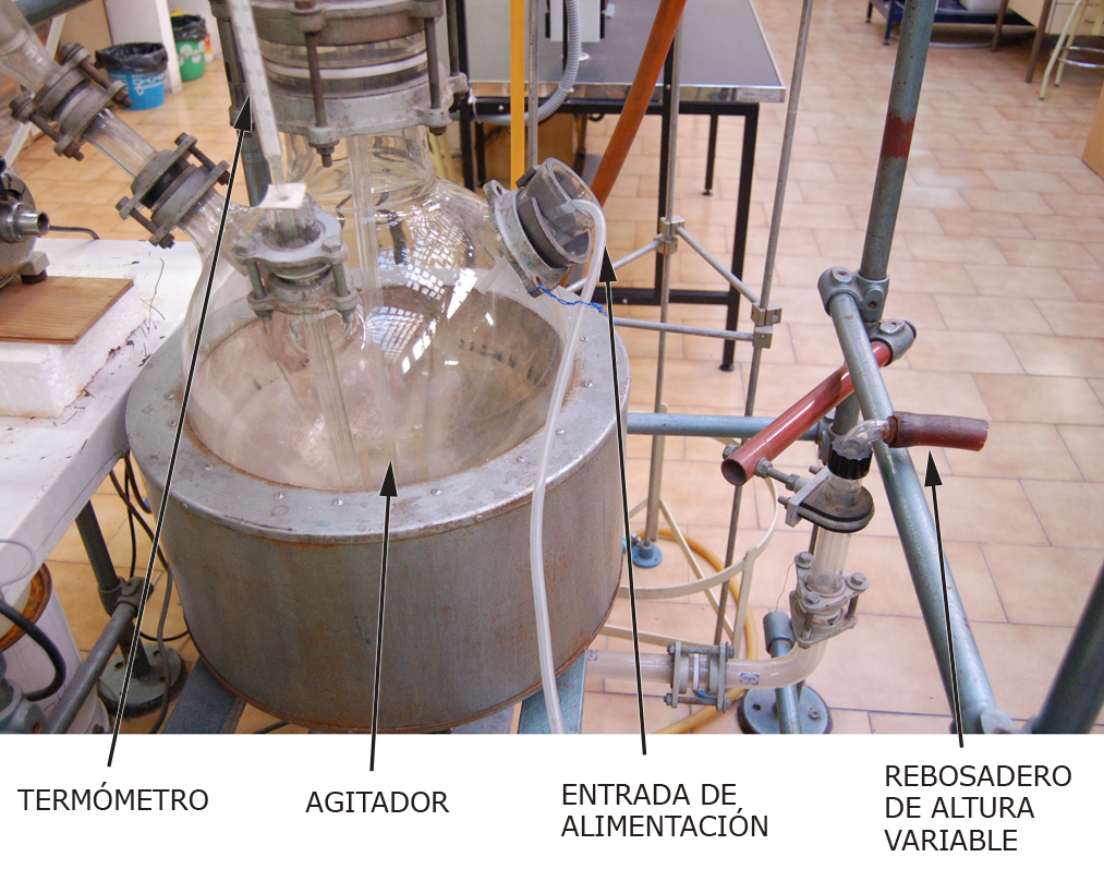 Reactor continuo tanque agitado